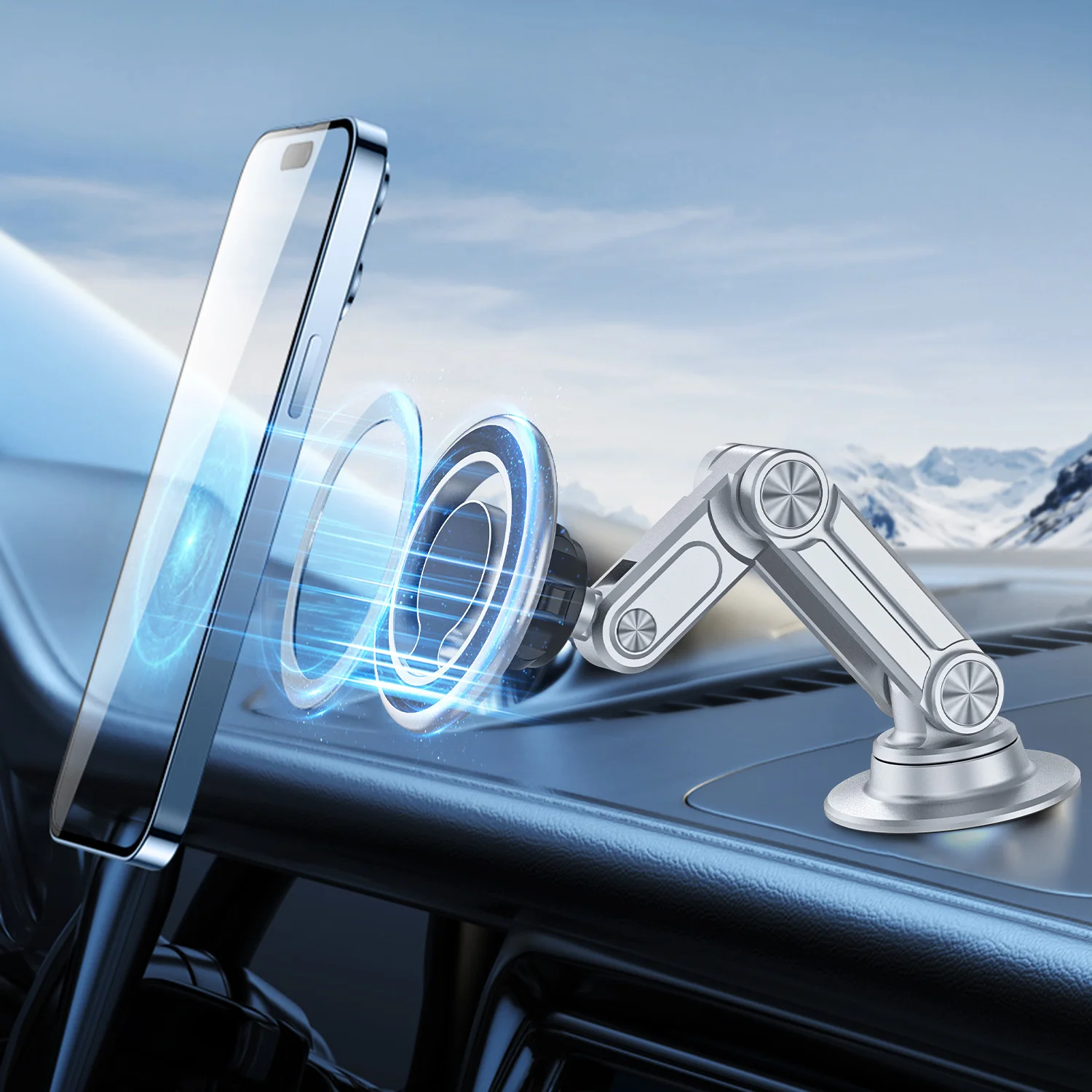 Phone Holder with Magsafe in Car Holder for Xiaomi 13 Car Cell Phone Support for iPhone 14 Pro Max Magnetic holder