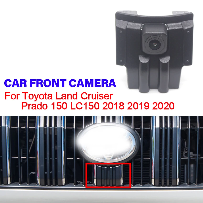 

Night Vision 1280*720P AHD HD Special Car Front View Grille Camera for Toyota Land Cruiser Prado 150 LC150 2018 2019 2020