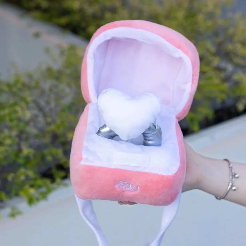 Коробка с кольцом и сердцем для собак плюшевая игрушка набор супер больших колец