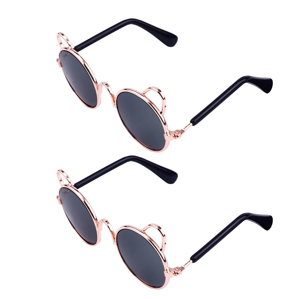 

Sunglasses Pet Cat Dog Cosplay Goggles Dogs Props Accessories Eyewear Puppy Gifts Glasses Costume Wearing Birthday Metal Photos