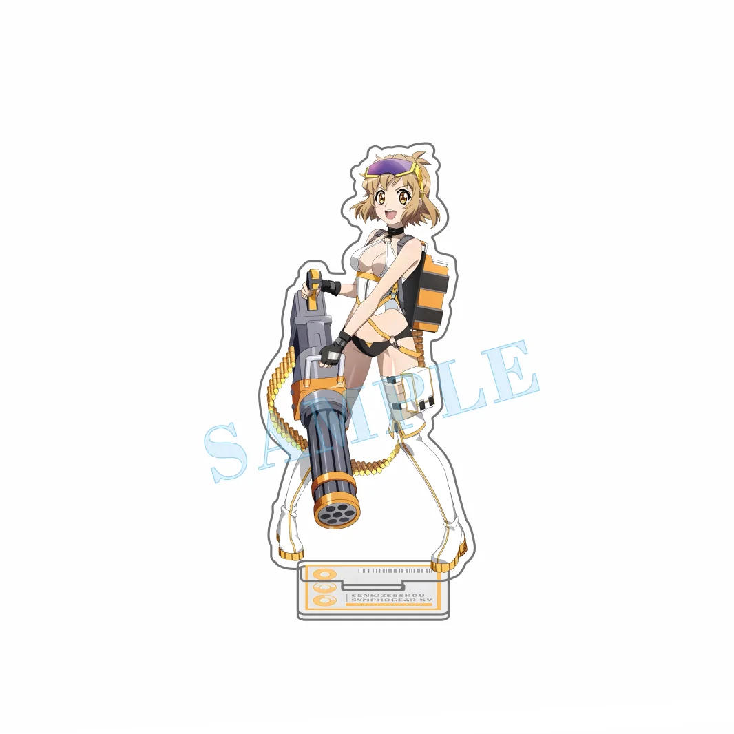 Фото Акриловая фигурка-брелок SYMPHOGEAR: Хибико, Цубаса, Крис, Шира́бе, Кирика, Мария, Серена. Декор для стола, подарки для друзей. №5