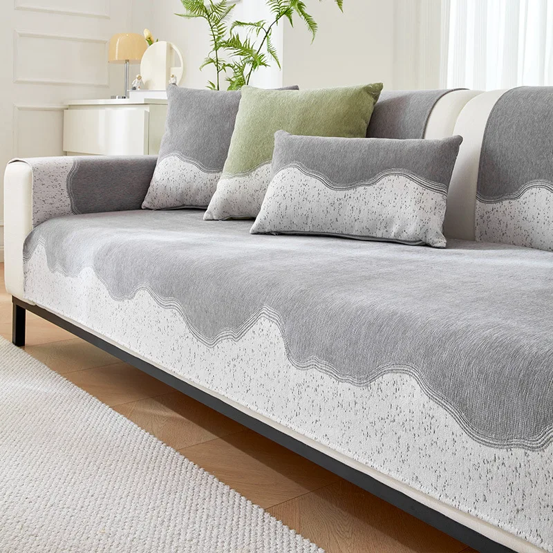 

Luxury Sofa Covers Non Slip Sofa Cover L Shape Sofa Chaise Cover Landscape Print Couch Cover Sofa Towel Protectors Home Decor