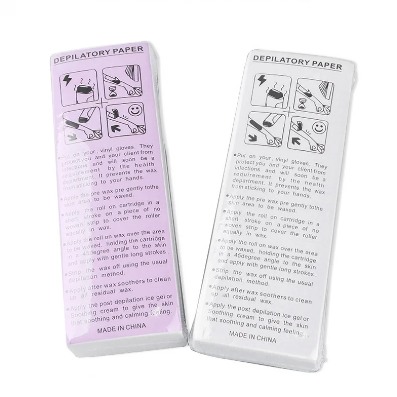 Вощеная профессиональная бумага для удаления волос 100/200 шт