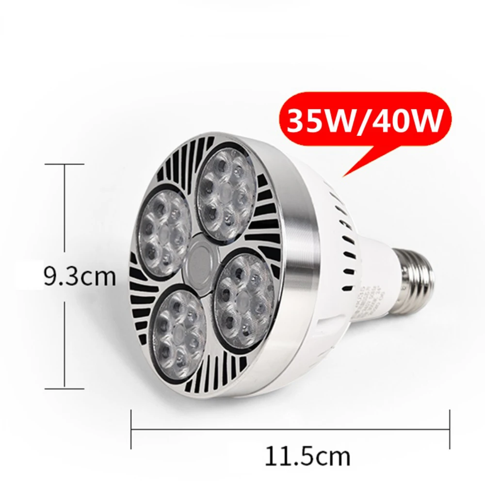 

Светодиодная лампа PAR30 35W/45W E27 тёплый/холодный/нейтральный белый свет