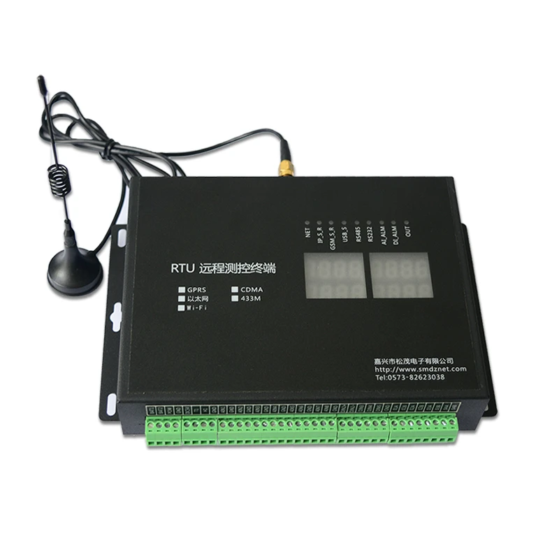 

Multi-channel AD analog switch collector GPRS wireless data transmission terminal RTU remote SM828H-C