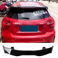 glossy black spoiler for mercedes benz w176 w177 amg hatchback a class a180 a200 a250 a260 a45 rear trunk bumper top wing