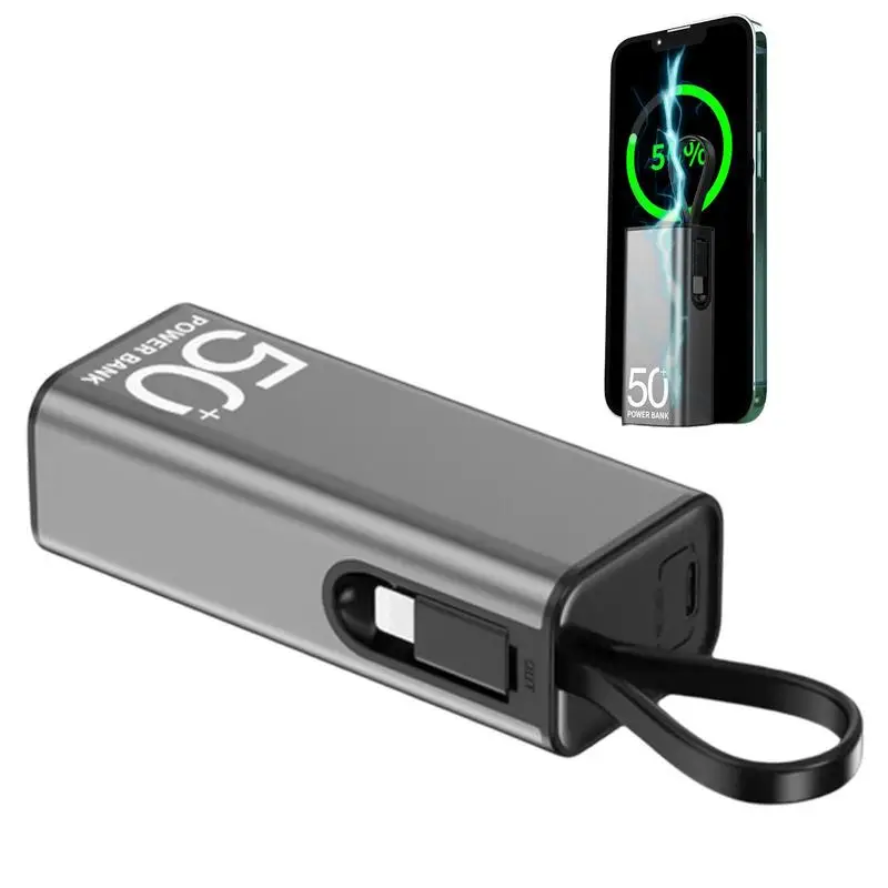 

Power Bank 5000mAh Phone Powerbank Compact Backup CMini Small Fast Charging Power Bank Battery Pack For Type