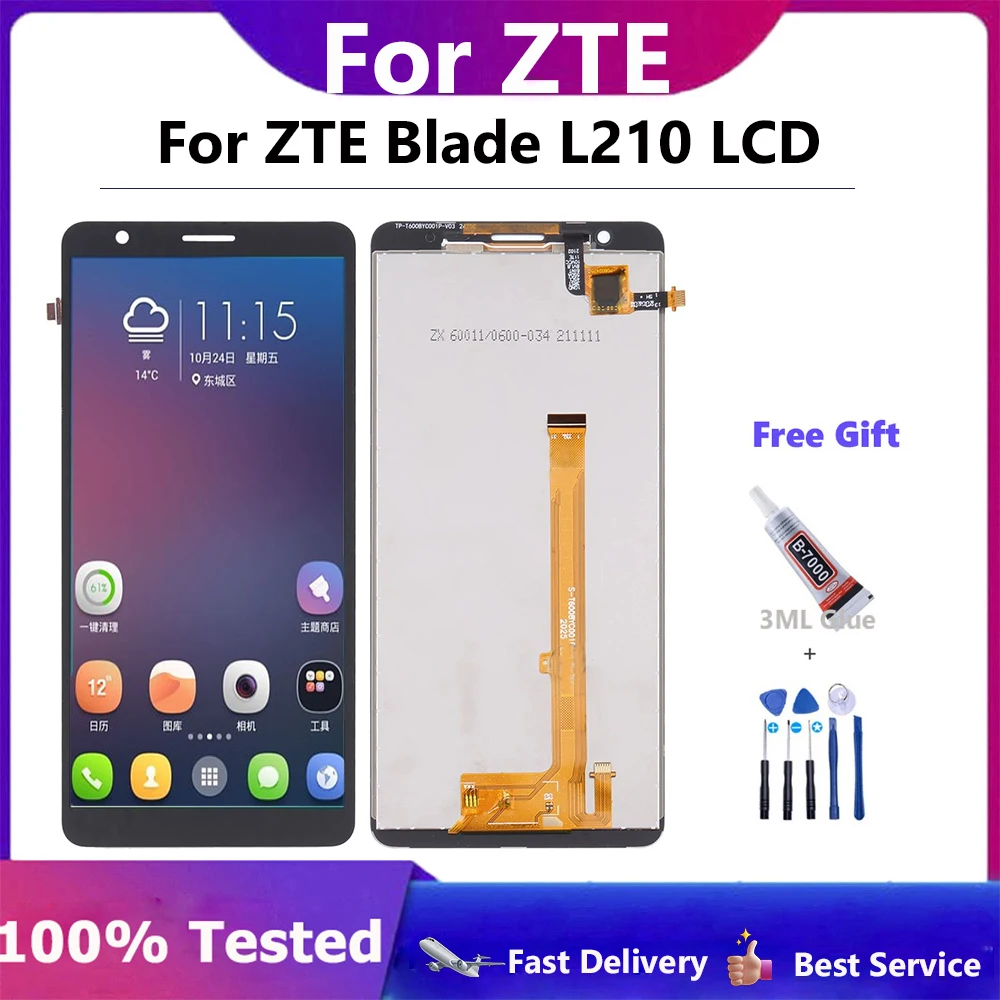 

Высококачественный ЖК-дисплей 6,0 дюйма для Zte Blade L210 ЖК-панель с сенсорным экраном стеклянная панель дигитайзера для Zte Blade L210 ЖК-дисплей