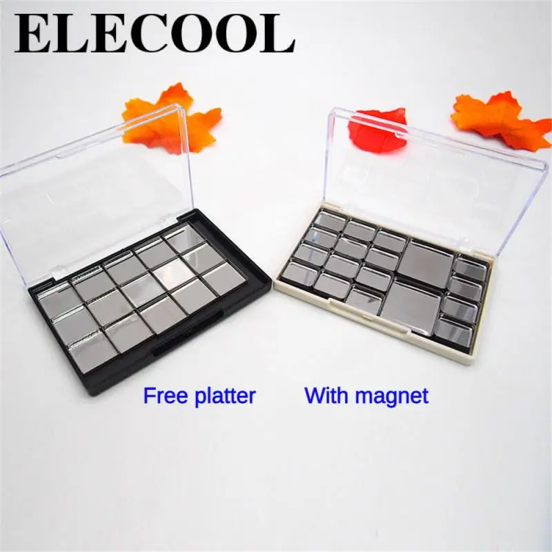 

Коробка для хранения макияжа, 1 шт., самодельные тени для век, косметический инструмент, коробка для отпуска, косметический инструмент, пустая Магнитная палитра теней для век