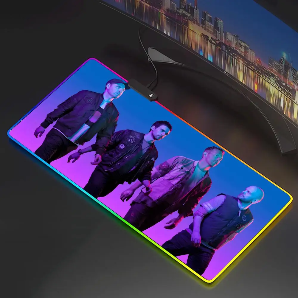 Коврик для мыши B-Band C-Coldplayes геймерский коврик Rgb подсветка аксессуары ПК игровая