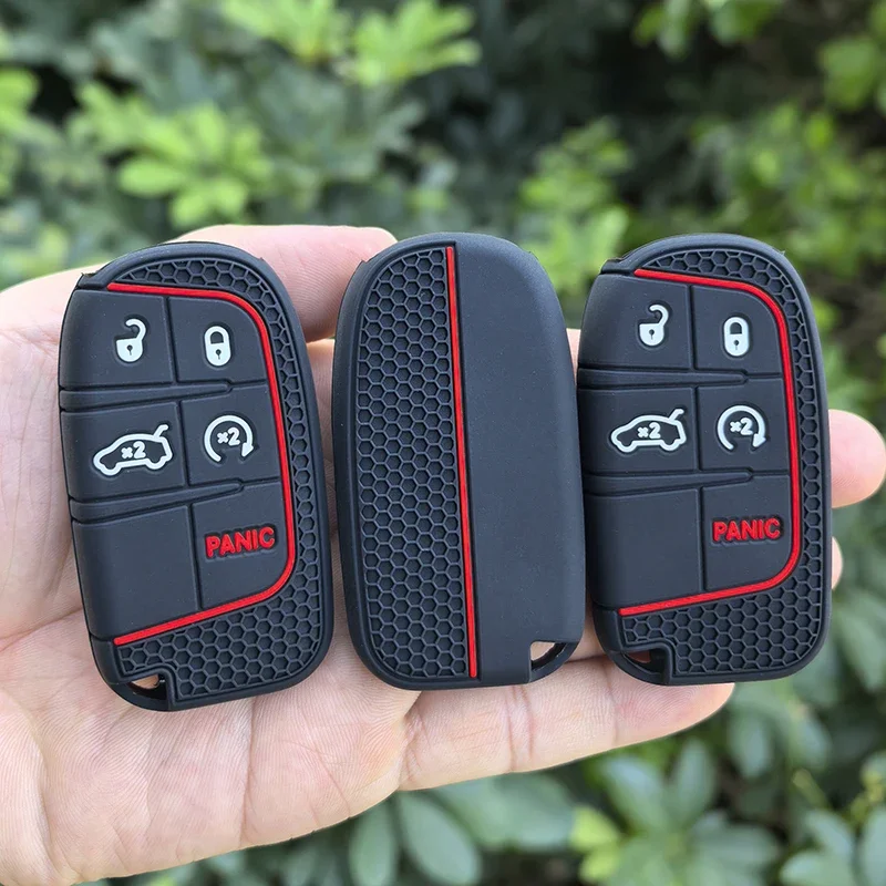 Чехол Для Ключей Jeep Cherokee Compass S Renegade Grand Commander Силиконовый Dodge Journey Challenger Chrysler 300C