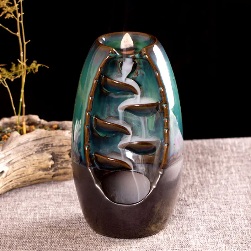 Водопад курильница керамическая лампа фонтан Современное украшение для дома