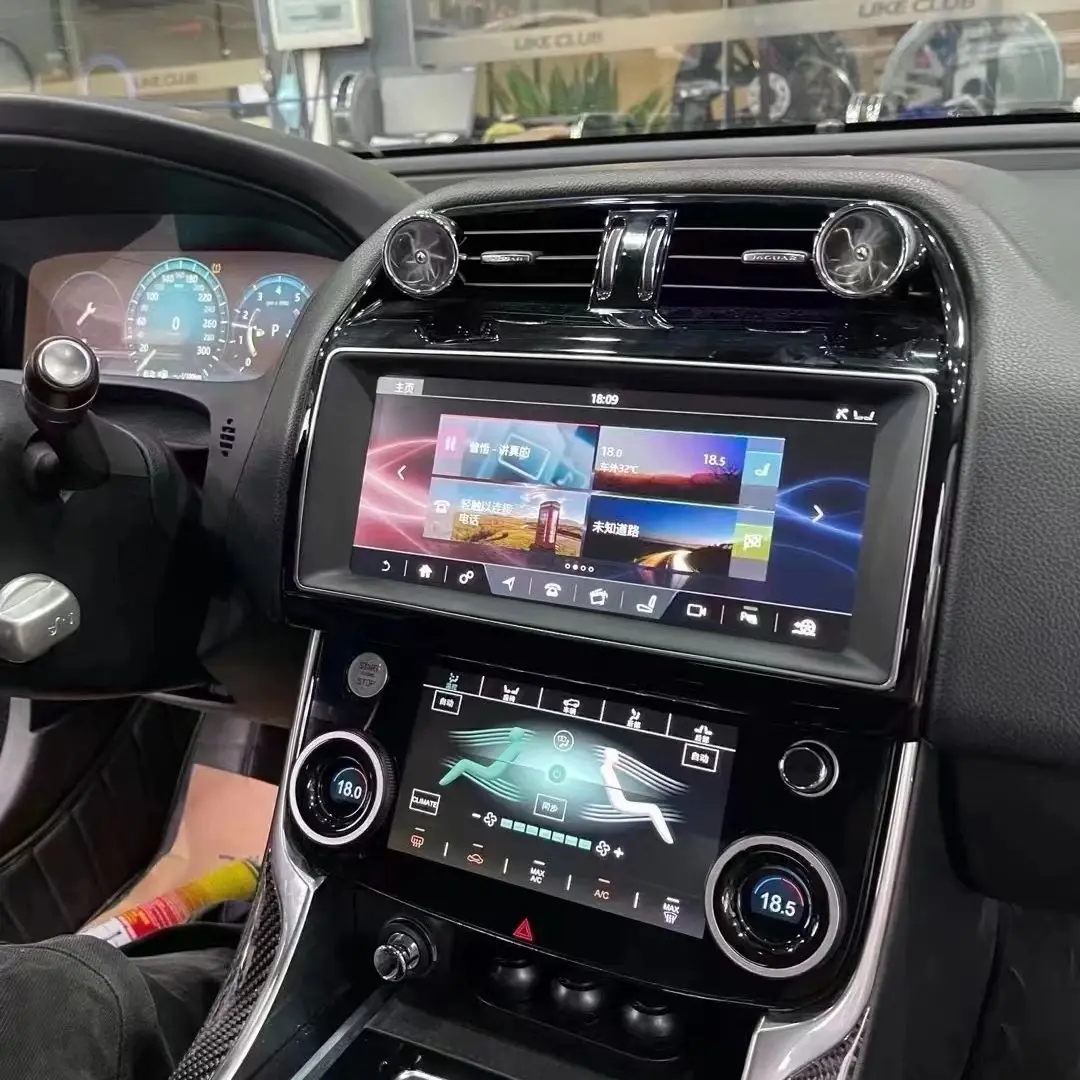 Новейшая автомобильная панель переменного тока ЖК-экран для Jaguar XE XEL XF XFL F-PACE 2015-2020