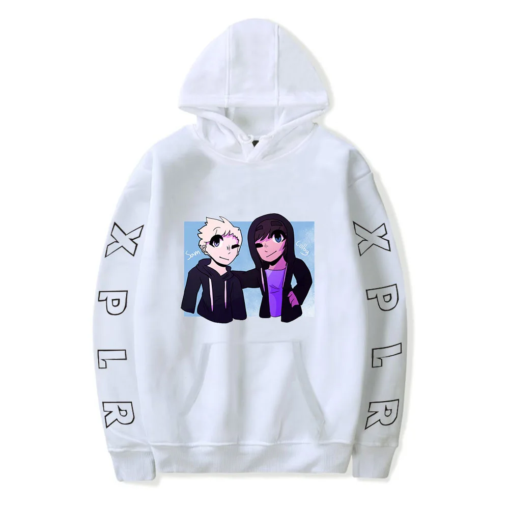 

Men Women Hoodie Hoodie Printed Sam And Colby Sweatshirts Boy WoBoy Autumn/Winter Sweatshirt Sam And Colby Pullov bape hoodie