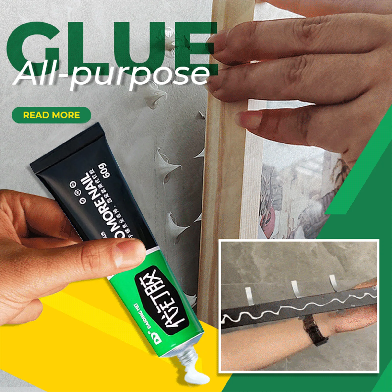 

60g Quick Drying Super Glue All-purpose Glue Waterproof Sealant Fix Glue Nail Free Adhesive Bathroom Hardware Dropshipping