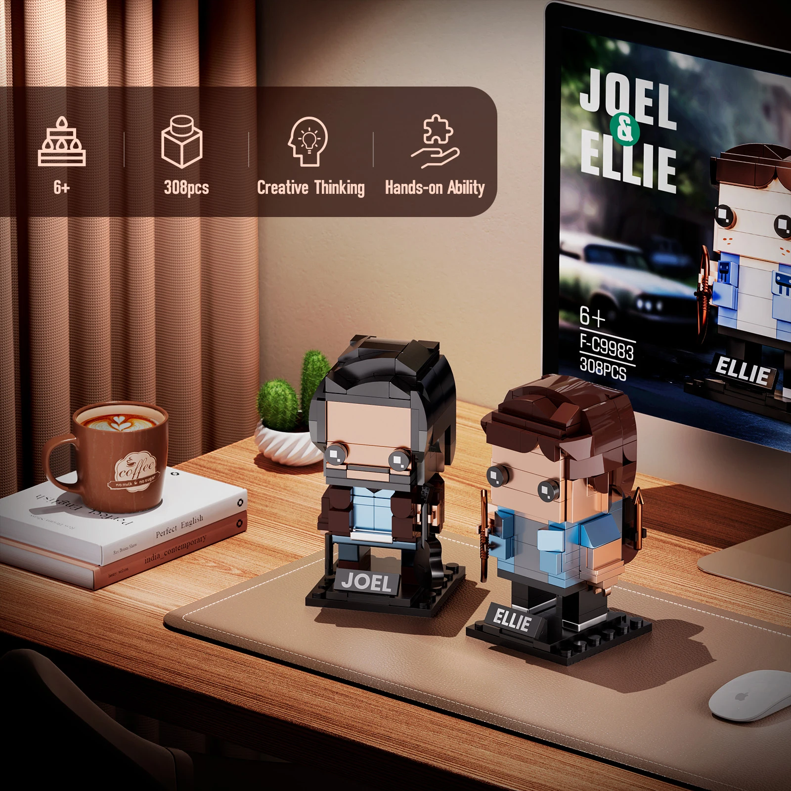 Наборы строительных блоков Lasts Survivors фигурки фильмов кирпичи Джоэл и Элли