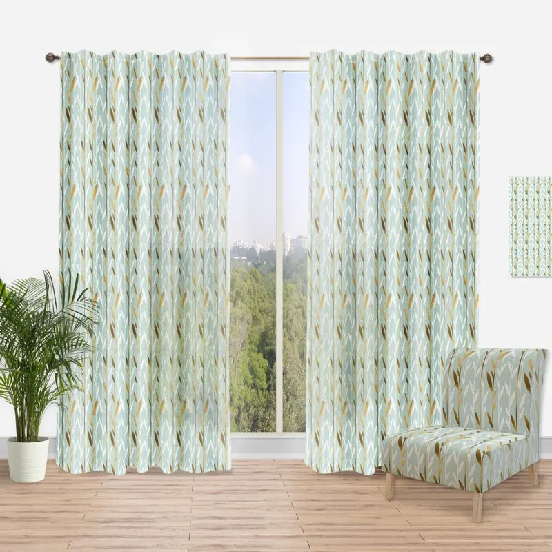 

Geomatric Pattern' Modern & Contemporary Curtain Panel
