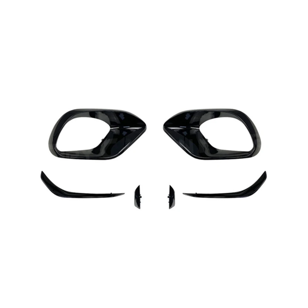 Car Front Bumper Lip Air Vent Fog Lamp Covers Trims Fins Splitters for Mercedes Benz W118 C118 CLA45 AMG 2020+