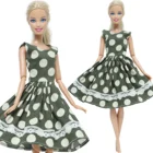 Новейшее модное платье для куклы, летняя одежда принцессы для вечеринки, мини-платье, зеленый кружевной наряд, Одежда для куклы Барби, аксессуары для куклы Барби, детская игрушка