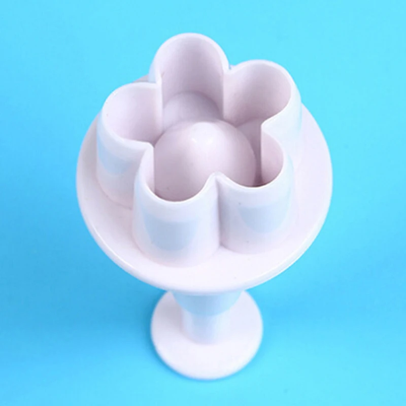 100% Новый и высококачественный 4pcsset DIY Выпекать форму для формы цветов 3D печенье