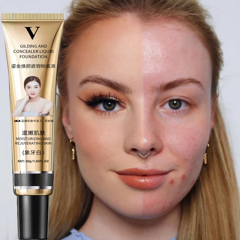 

3 Colors Face Liquid Foundation Cream Coverage Oil-control Make Up Waterproof Long-lasting BB Cream Face Base Makeup Cosmetic