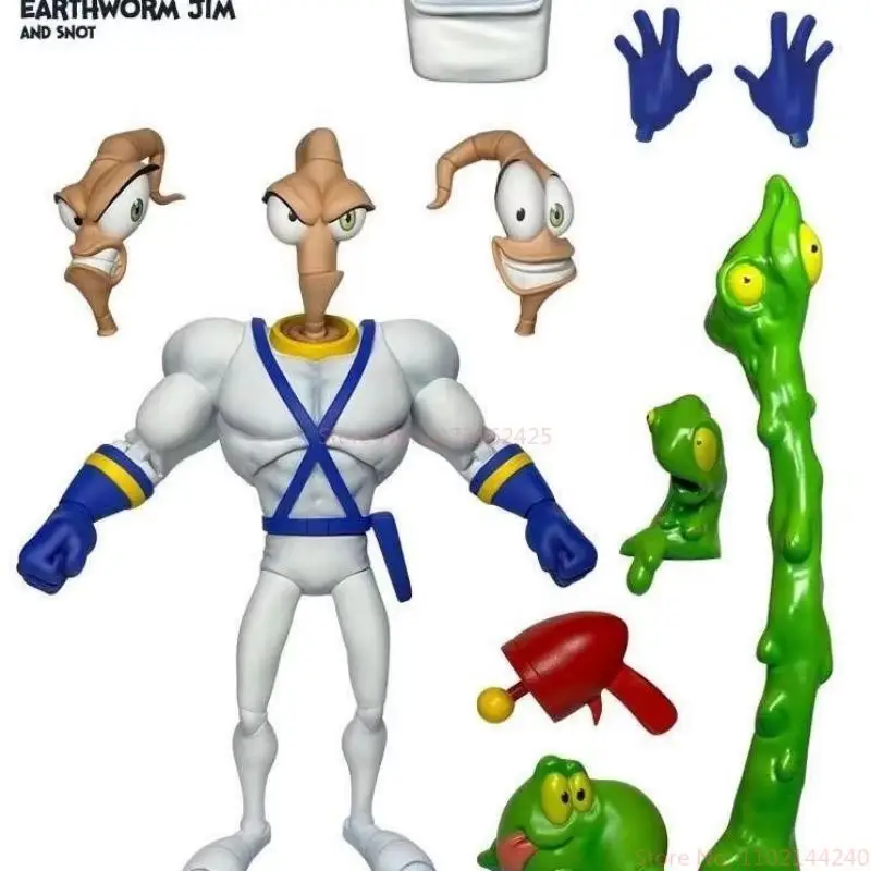 Оригинальный Earthworm Jim 2.0 Pdna 1/12 Psy Crow Bob The Killer Фигурка Worm Body Psy-Crow Коллекционная