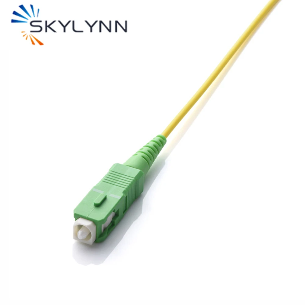 Promotion 50 Pcs 2 Meter Length SC/APC-SC/APC SM G652D SX 3.0mm Optical Fiber Patch Cord Yellow LSZH Jacket（Limited Quantity)