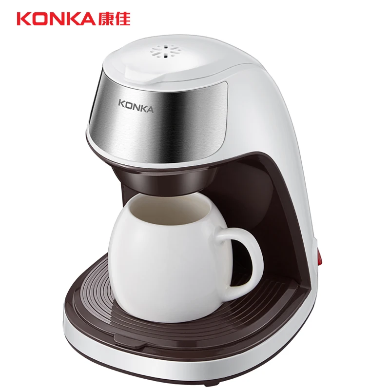 

KONKA Coffee Machine Automatic Dripping Home Office Coffee Maker Multi-function Brew Tea Coffee Powder Free Ceramic Coffee Cup