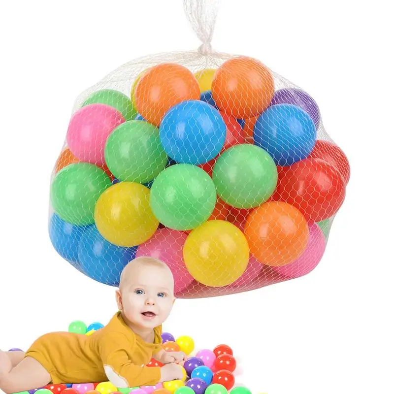 

Balls For Ball Pit Colorful Toy Balls For Kids 50pcs/bag Ocean Balls Reusable Pit Balls For Kids Playhouse Ball Pit Pool Play