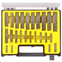 150pcsset wood router bits files titanium coated 3 2mm wood cutter milling fits rotary set carpenter tool case 85694