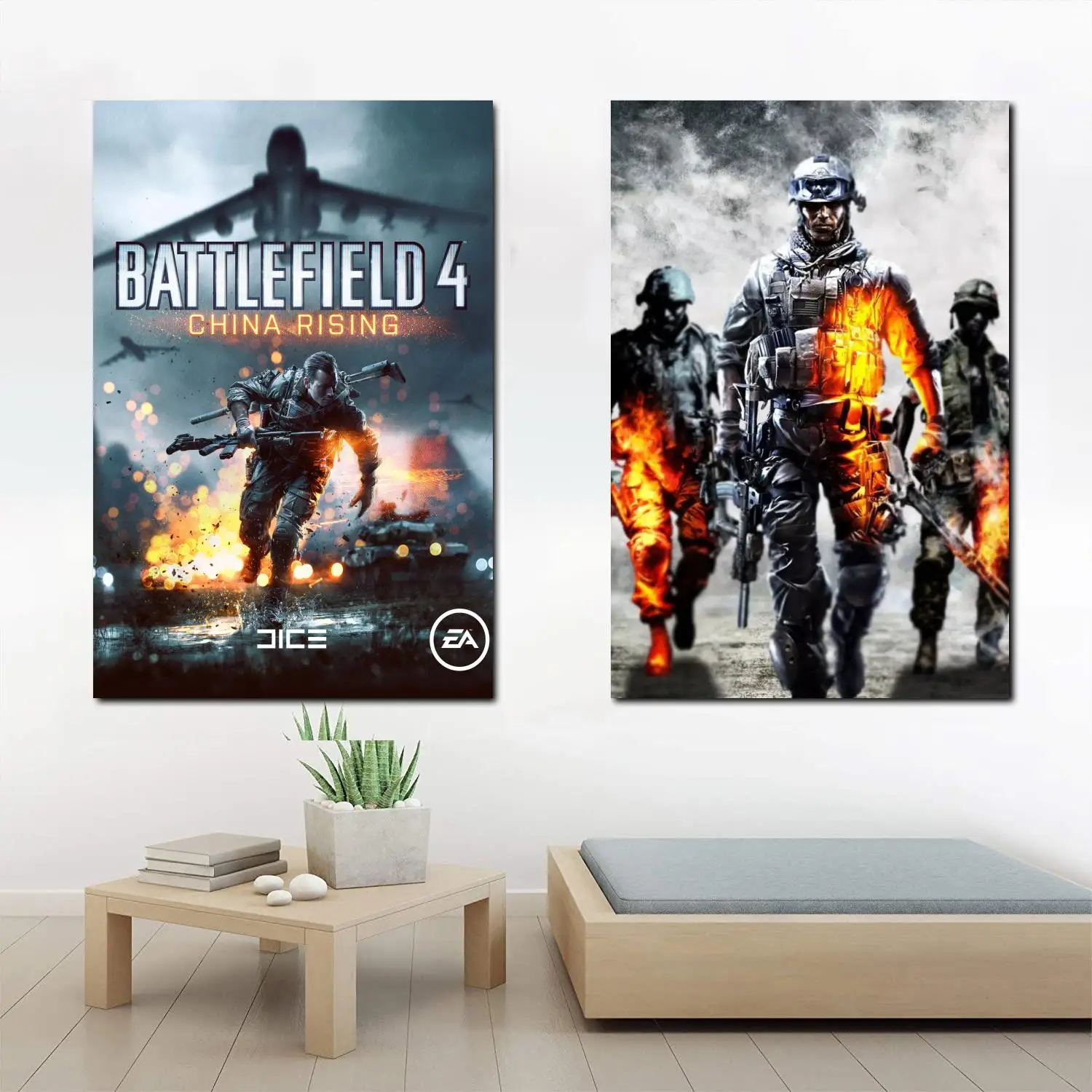 

Battlefield 1 Video Game Canvas Art Poster and Wall Art Picture Print Modern Family bedroom Decor Posters