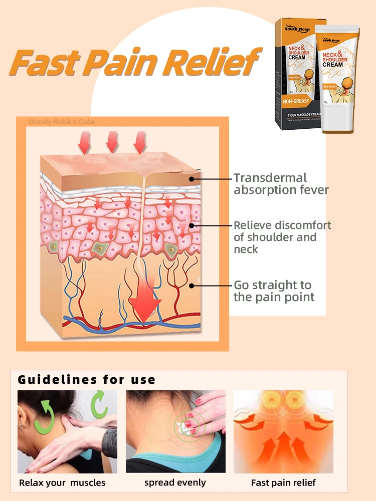 Массажный крем для снятия боли в мышцах