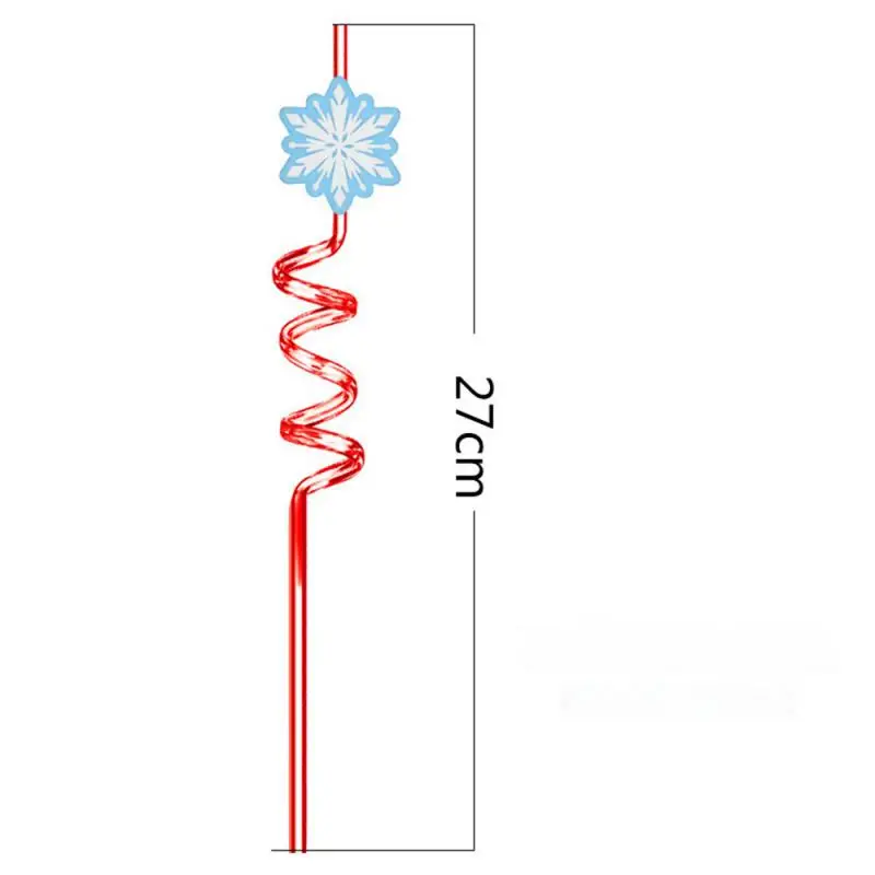 

Соломинка с Санта-Клаусом, простая и нежная соломинка с мультяшным рисунком, чистые и гигиеничные товары для дома с мультяшным рисунком, соломинка с гладкой огранкой