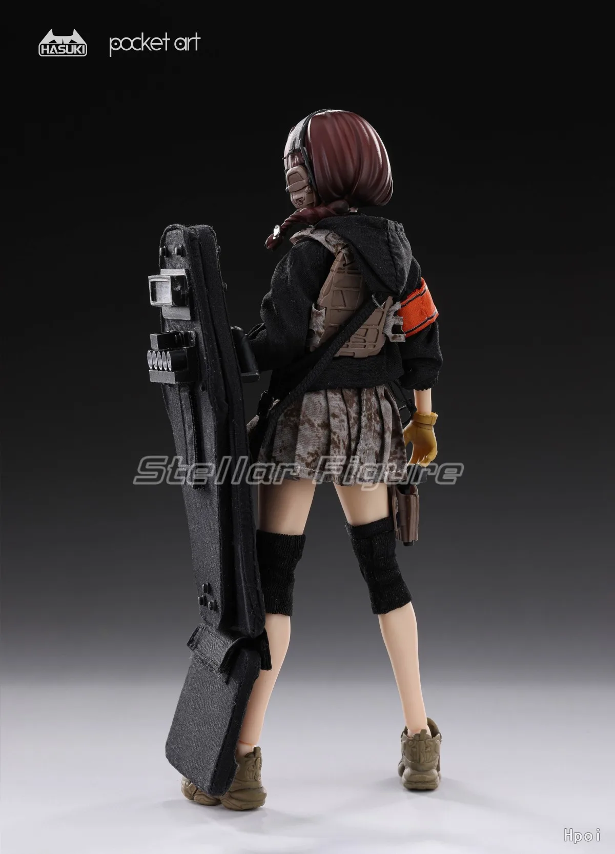 Фото 【SF】В наличии: Коллекционная фигурка HASUKI Pocket Art Series PA004 Defense Hand Uzuki Rei, масштаб 1/12, подвижная, модель для коллекции, подарок №3