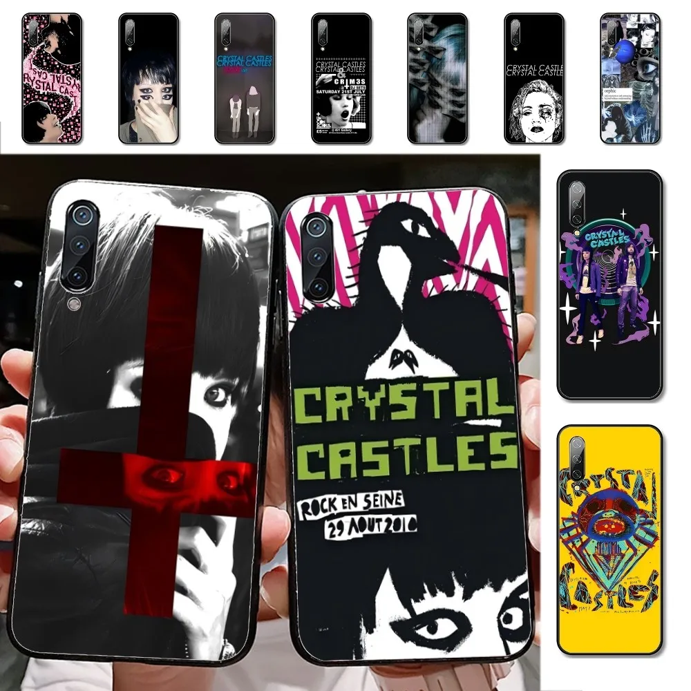 C-Crystal Castles Band Phone Case For Xiaomi Mi 5X 8 9 10 11 12 lite pro 10T PocoX3pro PocoM3 Note