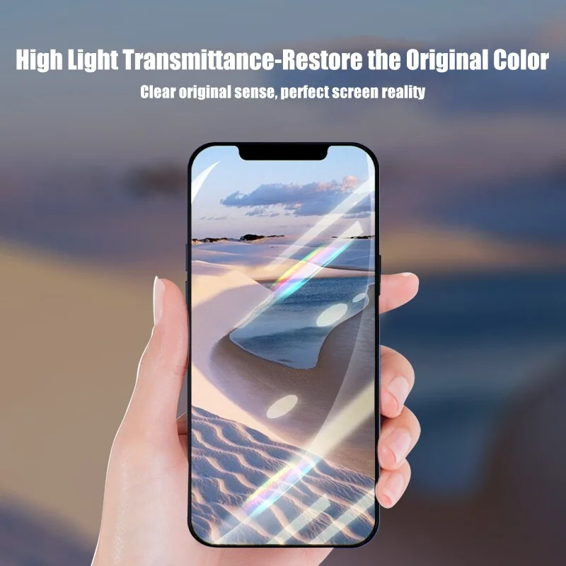 4 шт. закаленное стекло с полным покрытием для iPhone 11 12 13 Pro Max Защита экрана Xs XR 6 7 8