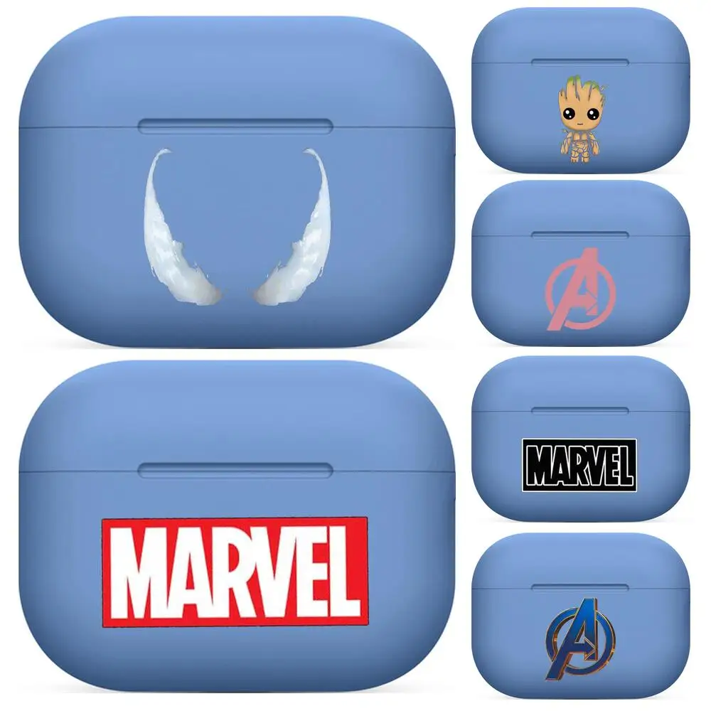

Marvel logo heroes blue For Airpods pro 3 case Protective Bluetooth Wireless Earphone Cover For Air Pods airpod case air pod Cas