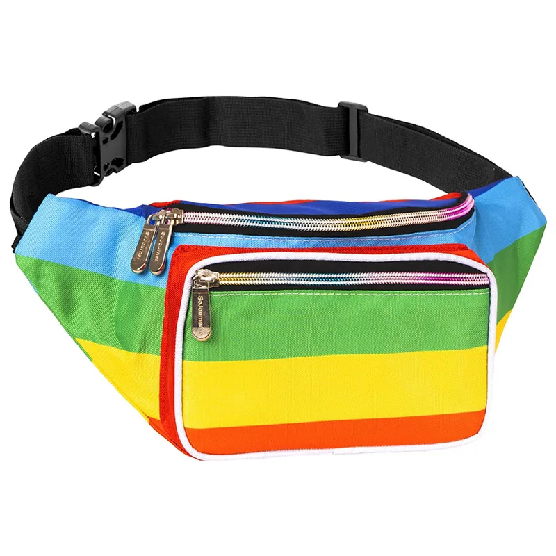 Rainbow New Outdoor Bodypack Sports Running Bodypack Multifunctional Bicycle Motorcycle Running Phone Bag