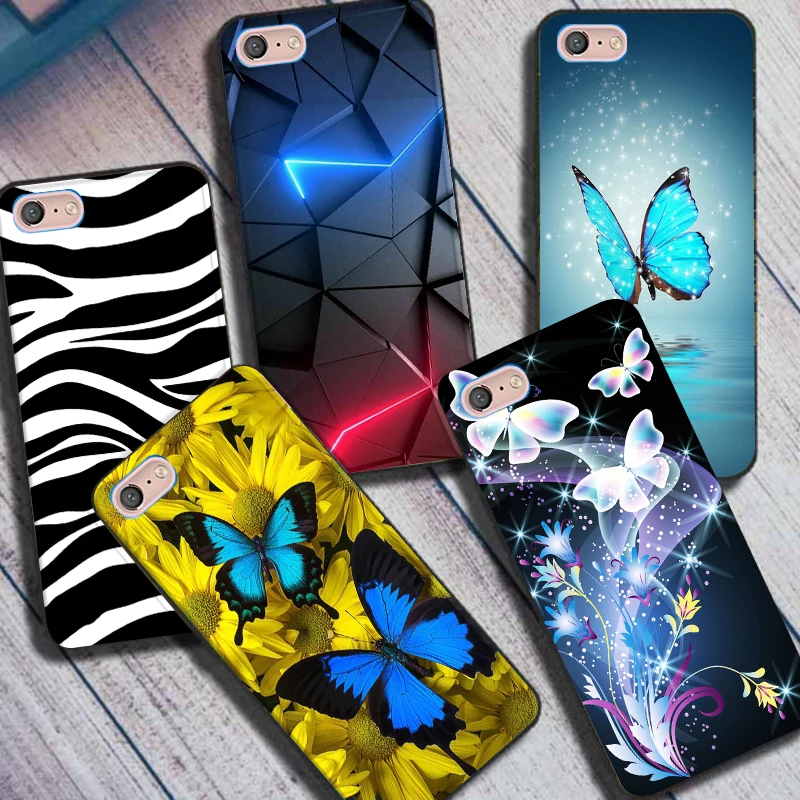 Butterfly For OPPO A71 Case Cute Fashion Soft TPU Back Cover For OPPOA71 2018 A 71 CPH1801 Phone Cases  Bumper Coque