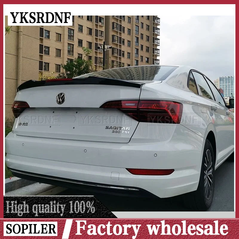 Спойлер из АБС-пластика для заднего крыла багажника губ хвоста Volkswagen VW Jetta MK7 2019 2020