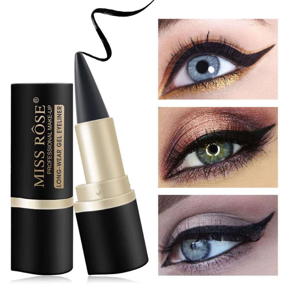 

1 Pcs New Black Thick Waterproof Liquid Eyeliner Long-lasting Eye Liner Pencil Eyeshadow Make Up Beauty Comestics Makeup Tools