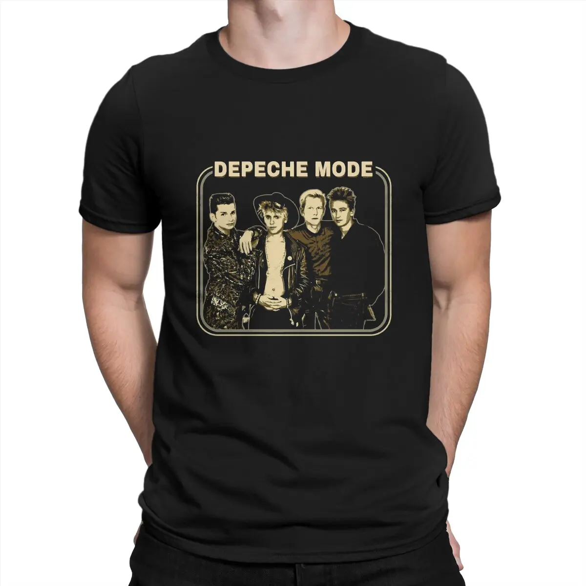 

Альтернативная поп-группа из Великобритании в 1920-х годов, Мужская футболка DDepe-ches Mo-des, топы с круглым вырезом, тканевая футболка, юмор