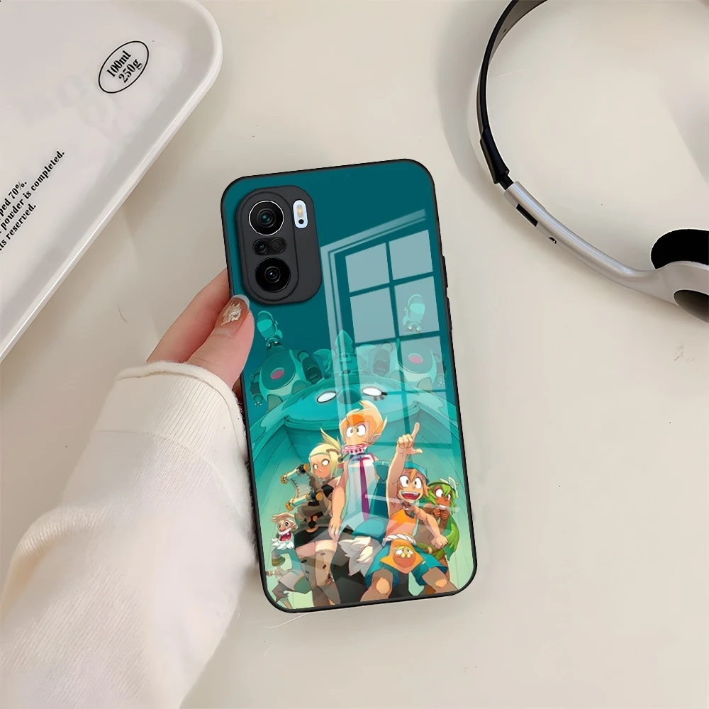 Игровой чехол W-wakfu для Xiaomi 14 Lite 12 Pro 11t 13 POCO M6 M5 X6 X5 X3 NFC F5 F6 стеклянный