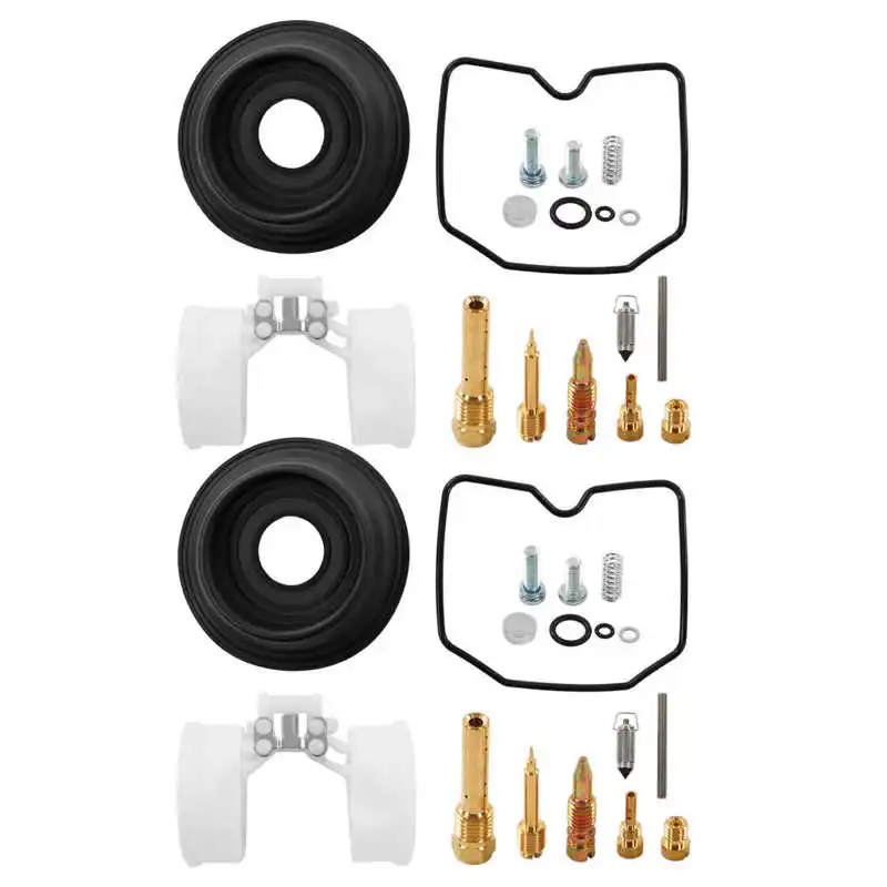 

52PCS Carburetor Repair Kit Complete Carb Rebuild Set Replacement for Kawasaki ER500 ER‑5 1998‑2005 Motorcycle Parts