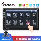 Автомобильный мультимедийный плеер Podofo, Авторадио 7 дюймов, Bluetooth, FM, AUX, стерео, для Nissan, Hyundai, Kia, toyata, Chevrolet, типоразмер 2 Din