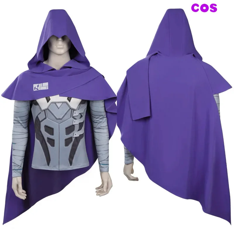 Костюмы для косплея A Valorant Omen плащ вязаная рубашка карнавальный костюм на