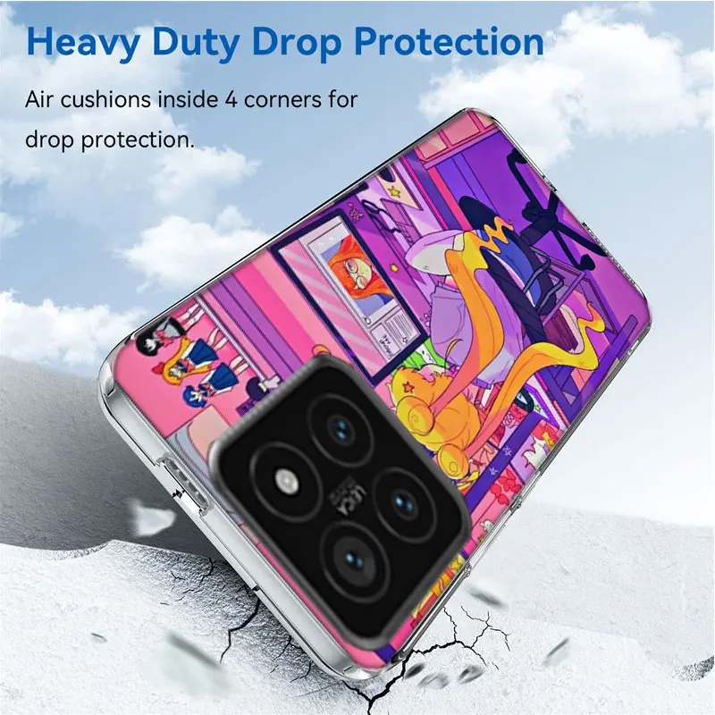 Sailor Moon Anime Clear Phone Case For Xiaom Mi 12 12T 11T 10T 9T 13 11 10 9 8 Lite CC9 CC9E Pro 6X 5X A1 A2 A3 Cover Coque