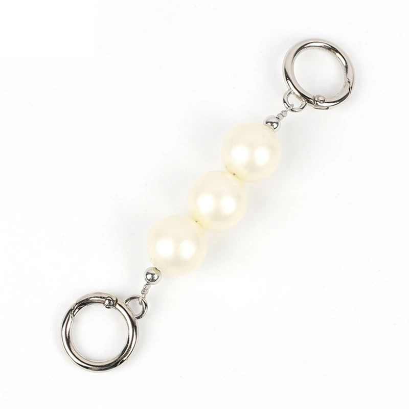 

Bag Strap Extender Artificial Pearl Replacement Bags Chain Straps for Purse Clutch Handbag