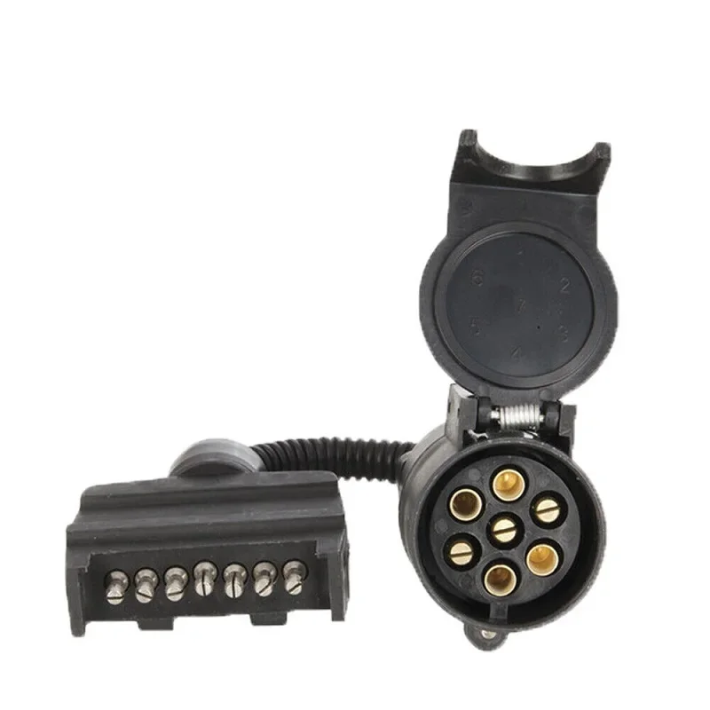 Адаптер для автомобильного прицепа штепсельная вилка 7 контактов круглая