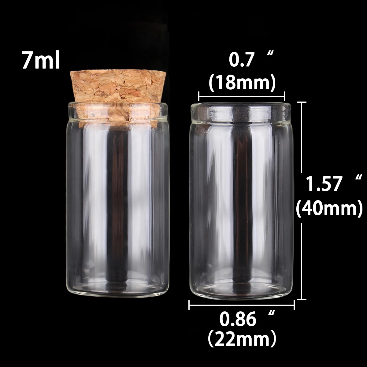 

Стеклянные пробирки с пробкой CHZHG 50 шт.